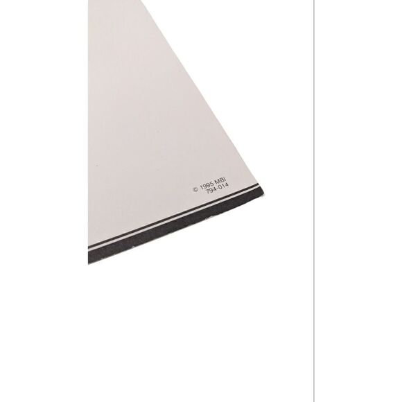 Indianapolis Colts 10th Anniversary‎ Patch Willabee Ward Stat Card Vintage - Picture 4 of 4